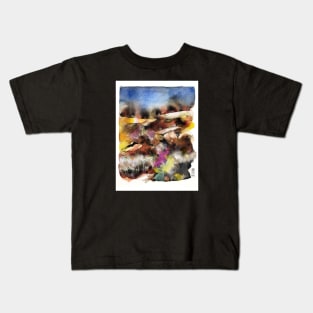 Abstract tuscan landscape Kids T-Shirt